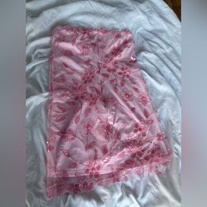 Floral Pink Lace Sleepwear